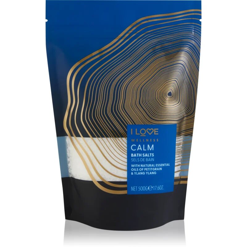 I Love Wellness Calm koupelová sůl pro relaxaci 500 g