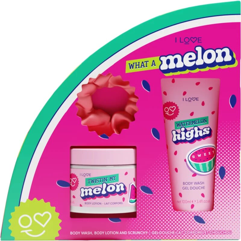 I Love What a Melon dárková sada na tělo