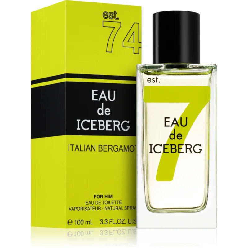 Iceberg Eau de Italian Bergamot toaletní voda pro muže 100 ml