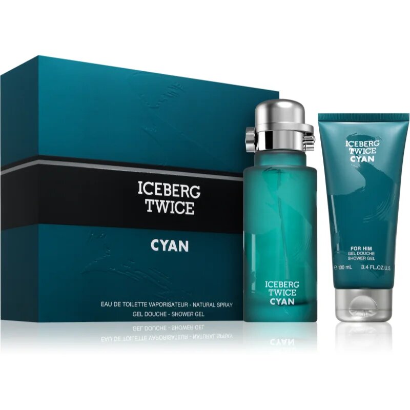 Iceberg Twice Cyan dárková sada pro muže