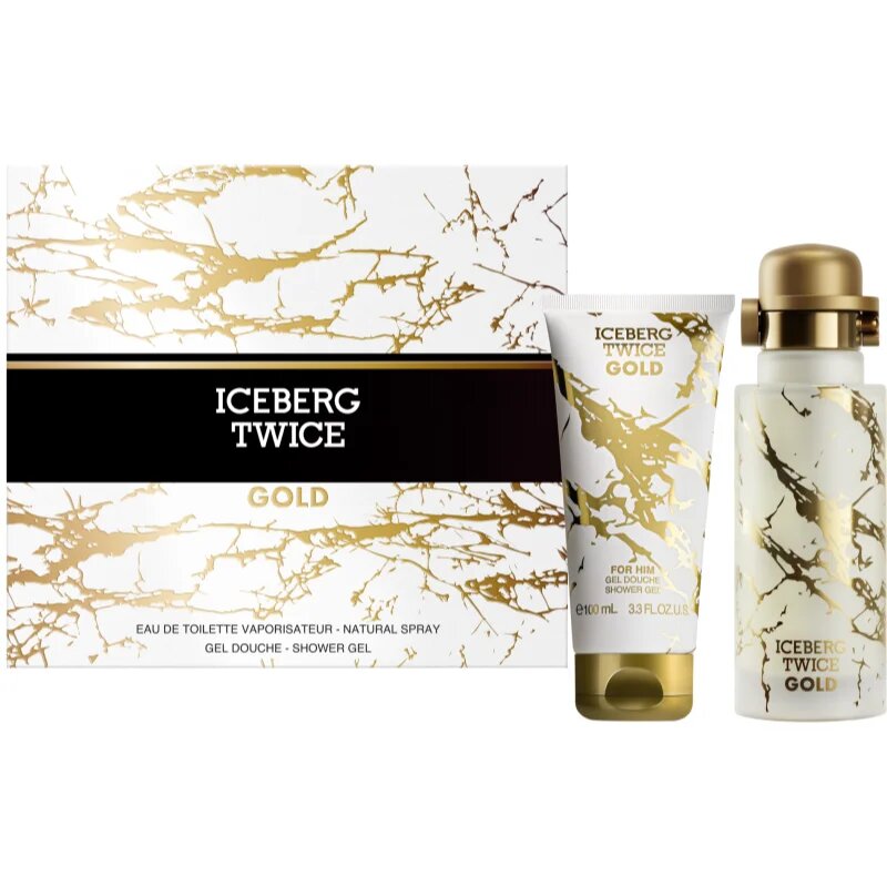 Iceberg Twice Gold dárková sada pro muže