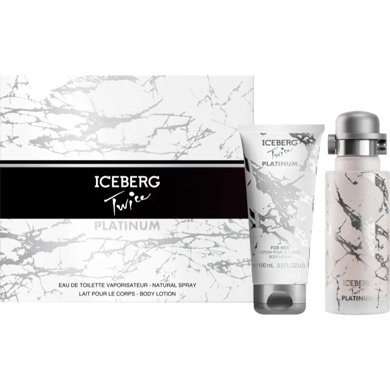 Iceberg Twice Platinum dárková sada pro ženy