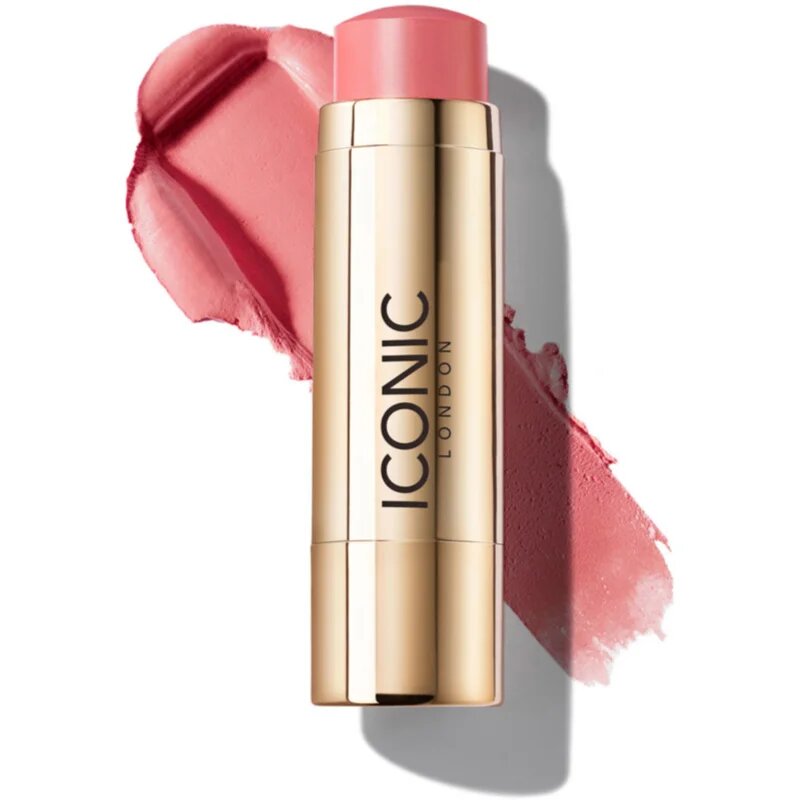 ICONIC London Blurring Blush Stick matná krémová tvářenka odstín Daiquiri 6 ks