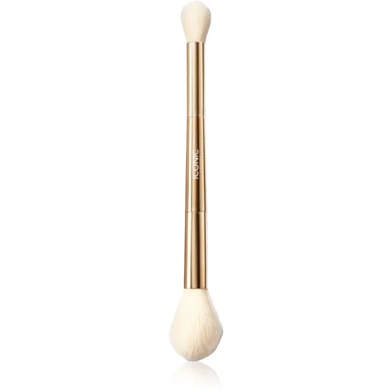 ICONIC London Highlight & Blush Brush oboustranný štětec na tvářenku a konturování 1 ks