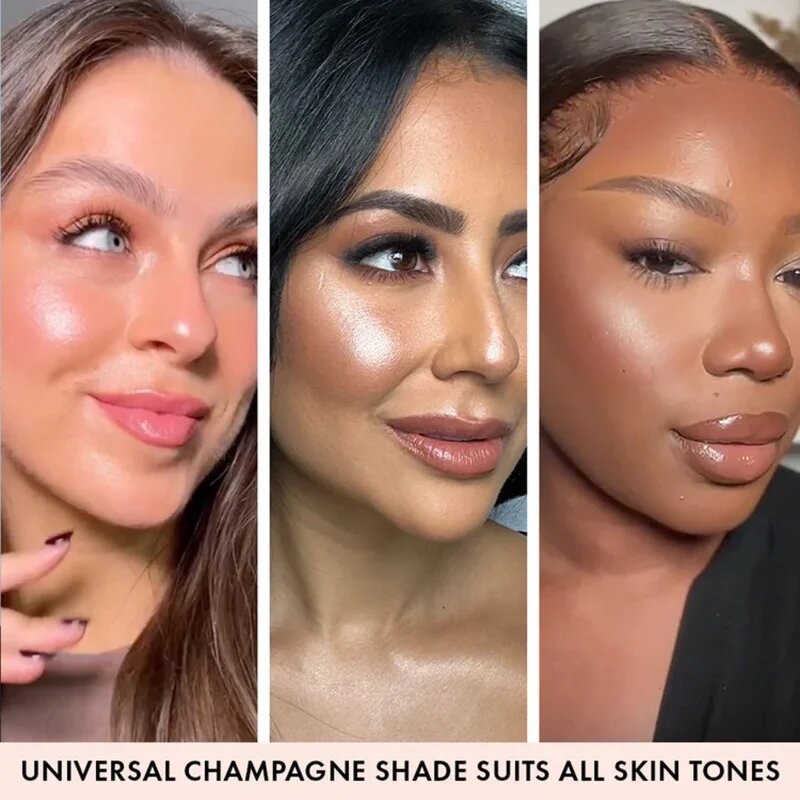 ICONIC London Lit & Luminous kompaktní pudrový rozjasňovač odstín Universal 16 g