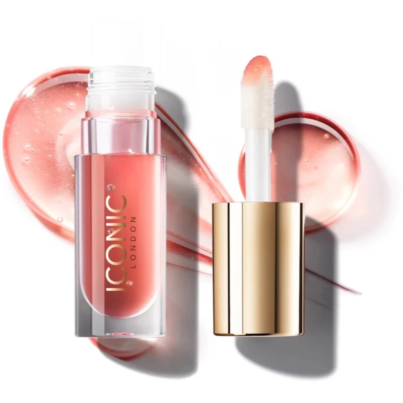 ICONIC London Lustre Lip Oil hydratační olej na rty odstín She's A Peach 6 ml