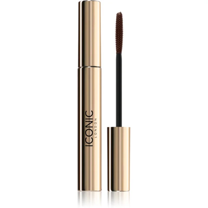 ICONIC London Triple Threat objemová a prodlužující řasenka odstín Brown 9 ml