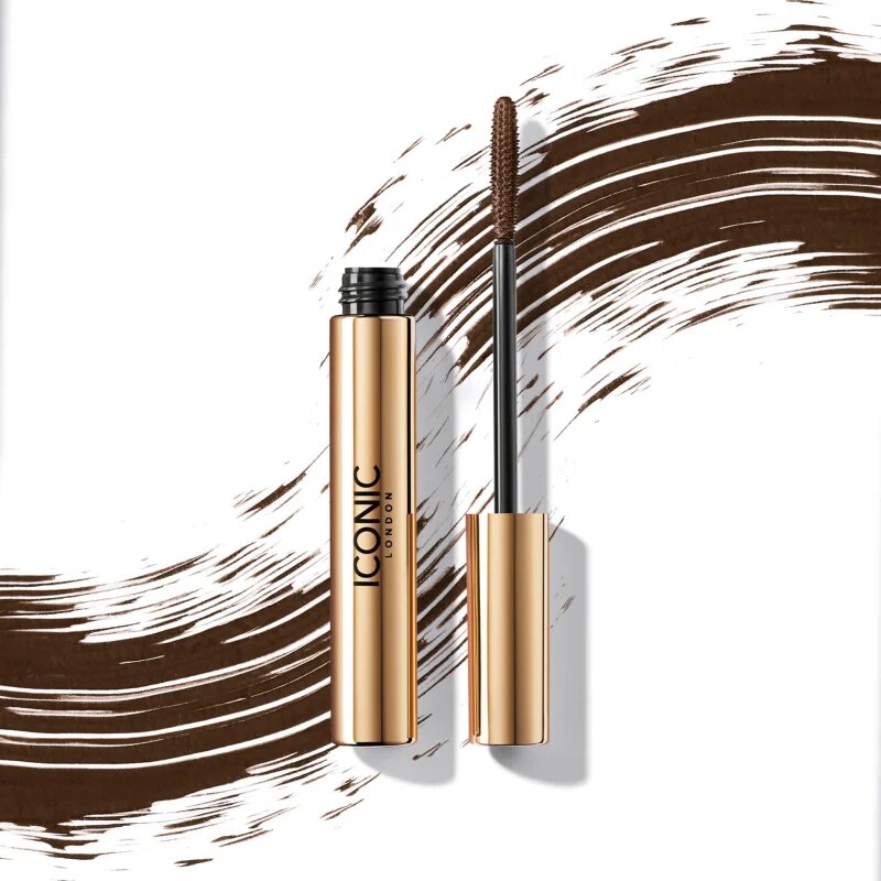 ICONIC London Triple Threat objemová a prodlužující řasenka odstín Brown 9 ml