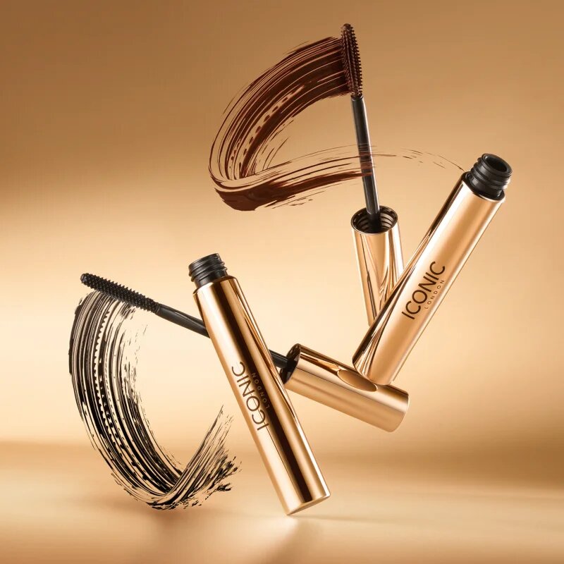 ICONIC London Triple Threat objemová a prodlužující řasenka odstín Brown 9 ml