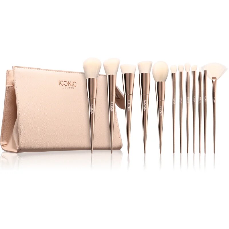 ICONIC London Ultimate Brush Set sada štětců s taštičkou