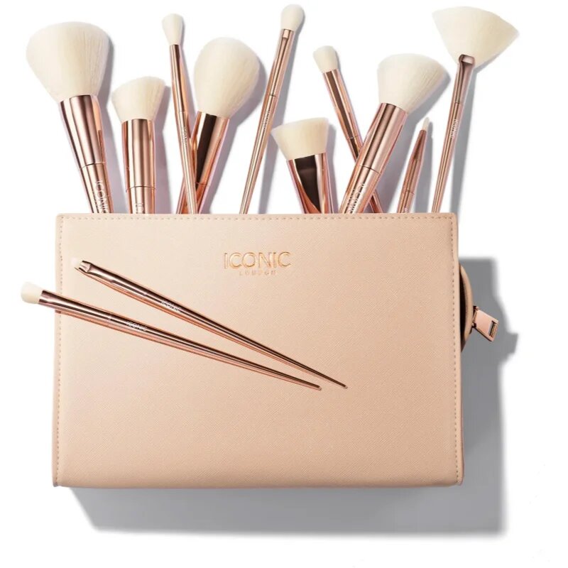 ICONIC London Ultimate Brush Set sada štětců s taštičkou