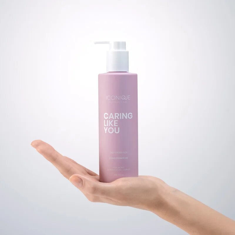 ICONIQUE Professional CARING LIKE YOU Deep Hydration hloubkově hydratační kondicionér pro suché a poškozené vlasy 250 ml