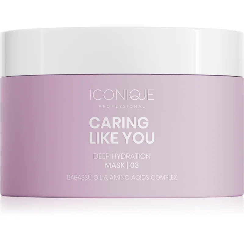 ICONIQUE Professional CARING LIKE YOU Deep Hydration hloubkově hydratační maska pro suché a poškozené vlasy 200 ml