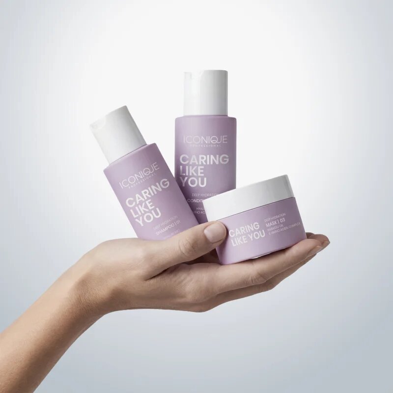 ICONIQUE Professional CARING LIKE YOU Deep Hydration hloubkově hydratační maska pro suché a poškozené vlasy 50 ml