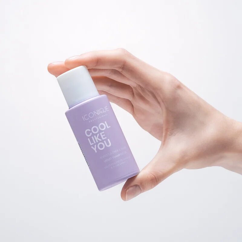 ICONIQUE Professional COOL LIKE YOU Perfect Blonde & Silver Violet šampon neutralizující žluté tóny 70 ml
