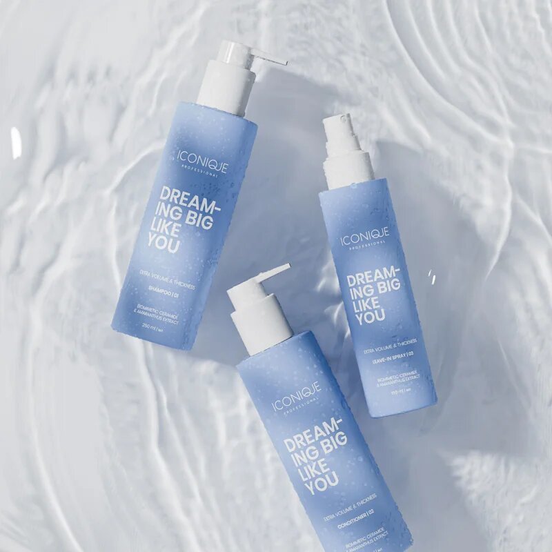 ICONIQUE Professional DREAMING BIG LIKE YOU Volume & Thickness šampon pro zvětšení objemu pro jemné vlasy 250 ml