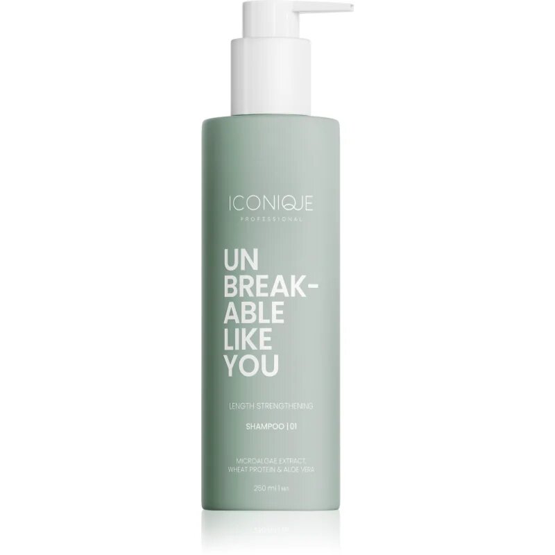 ICONIQUE Professional UNBREAKABLE LIKE YOU Length Strengthening šampón pro posílení délek vlasů 250 ml