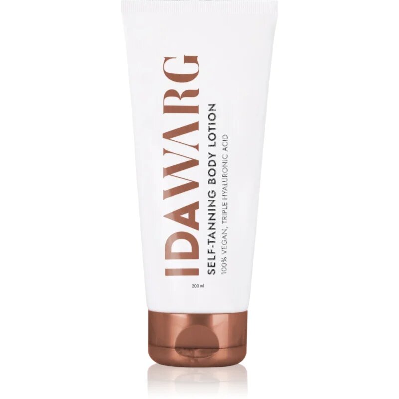 IDA WARG Beauty Self-Tanning Body Lotion samoopalovací tělové mléko bez parfemace 200 ml