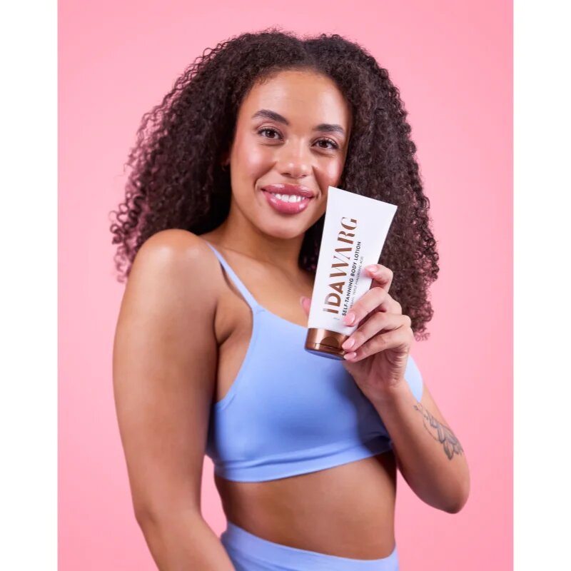 IDA WARG Beauty Self-Tanning Body Lotion samoopalovací tělové mléko bez parfemace 200 ml