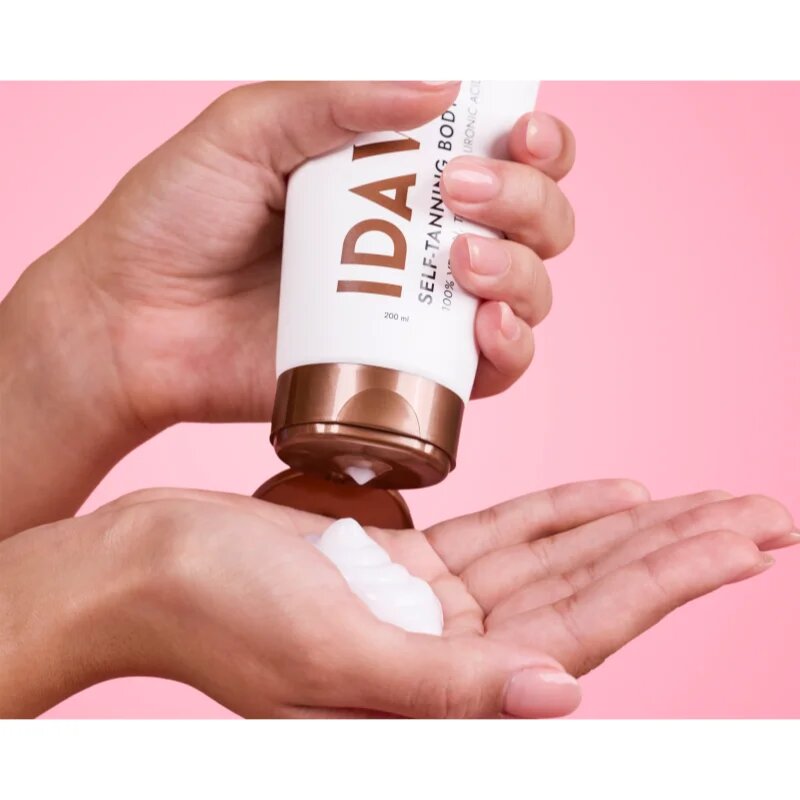 IDA WARG Beauty Self-Tanning Body Lotion samoopalovací tělové mléko bez parfemace 200 ml