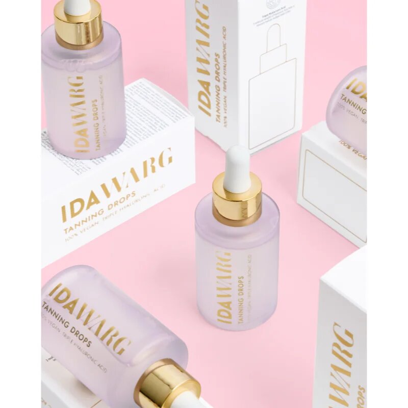 IDA WARG Beauty Self-Tanning Drops samoopalovací kapky na obličej 45 ml