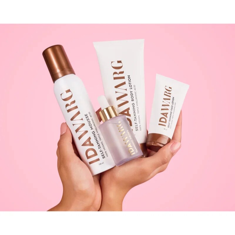 IDA WARG Beauty Self-Tanning Face Lotion samoopalovací mléko na obličej bez parfemace 50 ml