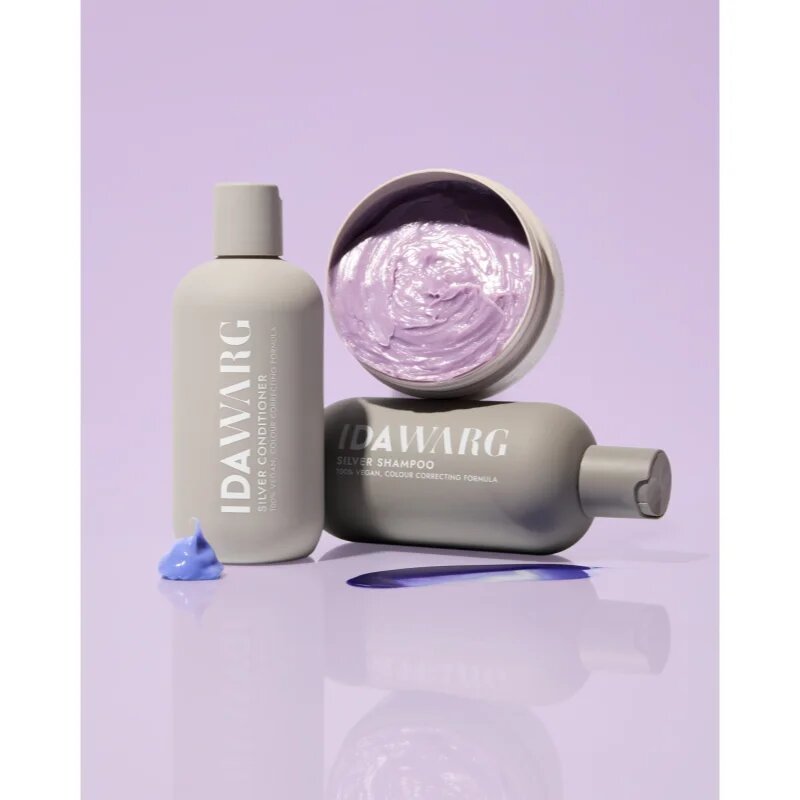 IDA WARG Beauty Silver Hair Mask pečující maska neutralizující žluté tóny 300 ml