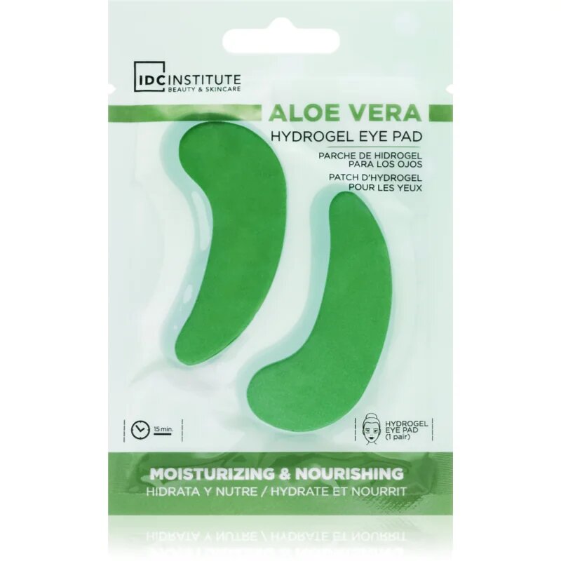 IDC INSTITUTE Aloe Vera hydrogelové polštářky na oči 1 pár