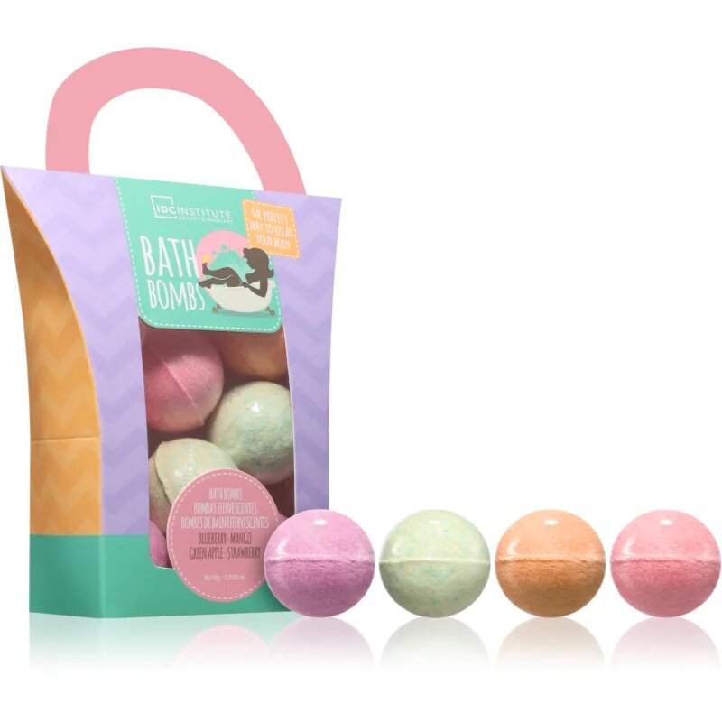 IDC INSTITUTE Bath Bombs koupelová bomba 8x15 g