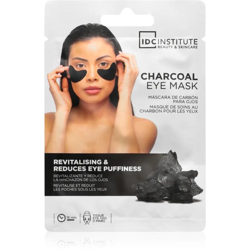 IDC INSTITUTE Charcoal regenerační hydrogelové polštářky pod oči 8 g
