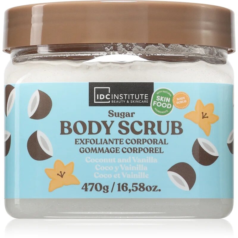 IDC INSTITUTE Coco&Vanilla tělový peeling 470 g