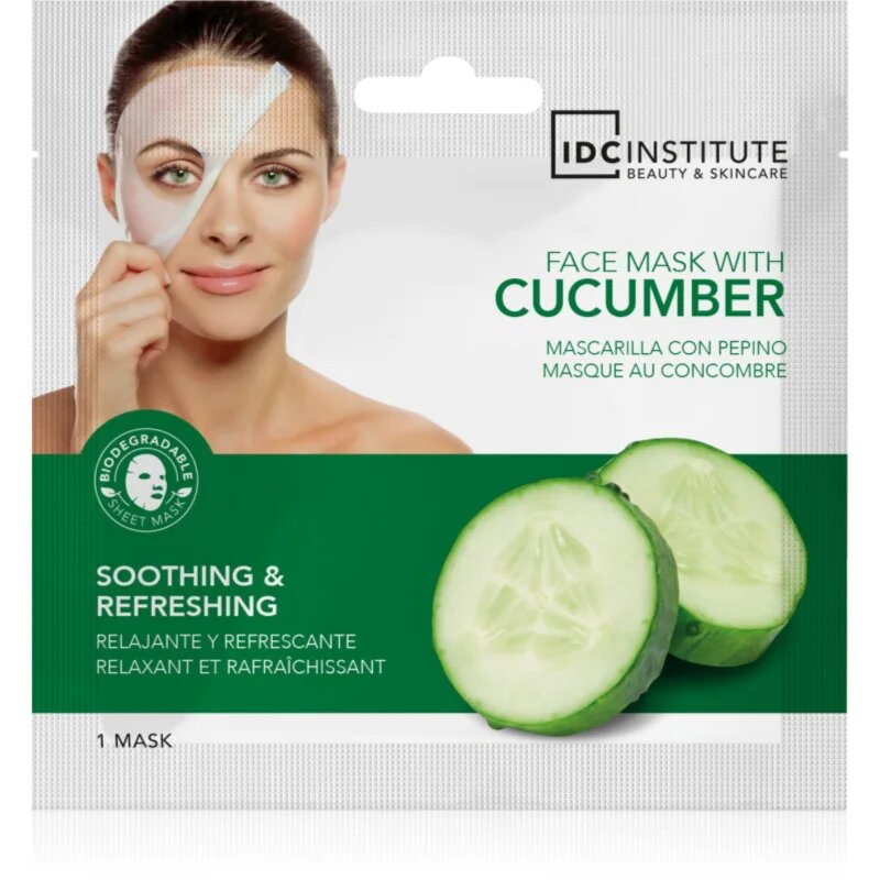 IDC INSTITUTE Cucumber maska na obličej 22 g