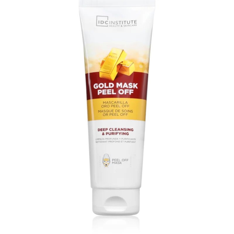 IDC INSTITUTE Gold Mask Peel Off slupovací maska na obličej 120 ml