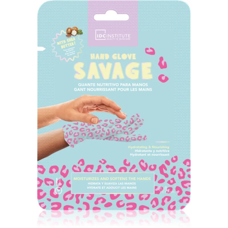 IDC INSTITUTE Hand Glove Savage hydratační maska na ruce 1 ks