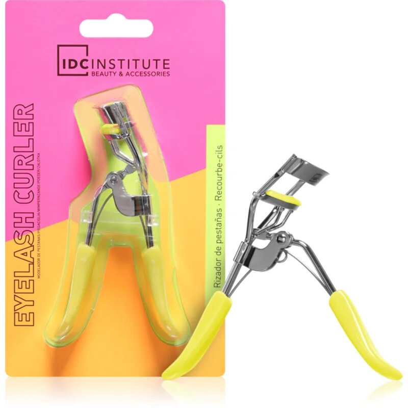 IDC INSTITUTE Neon kleštičky na řasy odstín Yellow 1 ks