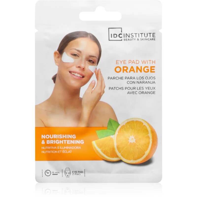 IDC INSTITUTE Orange hydrogelové polštářky proti kruhům pod očima 8 g