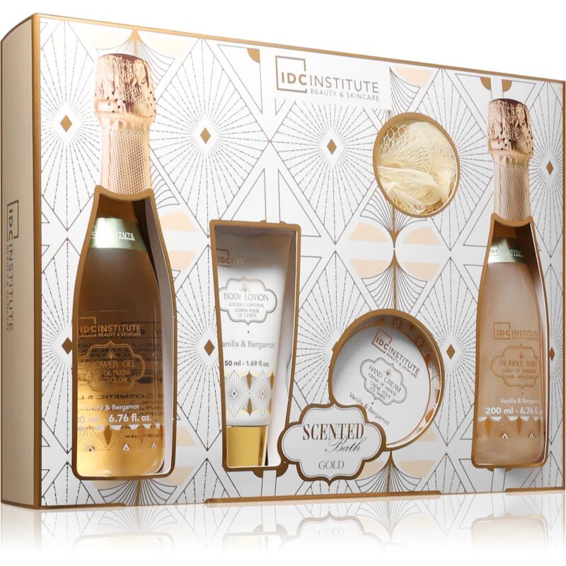 IDC INSTITUTE Scented Bath Gold dárková sada pro ženy
