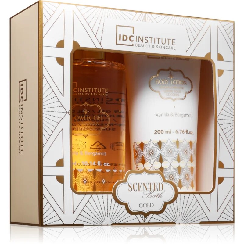 IDC INSTITUTE Scented Bath Gold dárková sada pro ženy