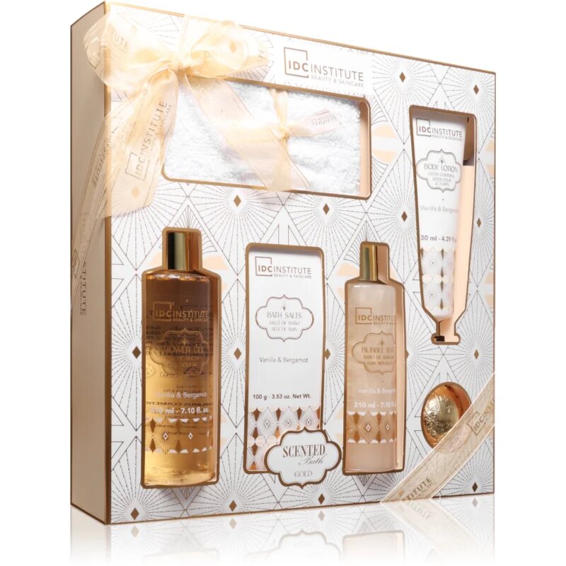 IDC INSTITUTE Scented Bath Gold dárková sada pro ženy