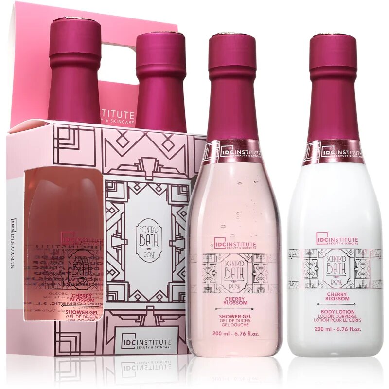 IDC INSTITUTE Scented Bath Rose dárková sada pro ženy