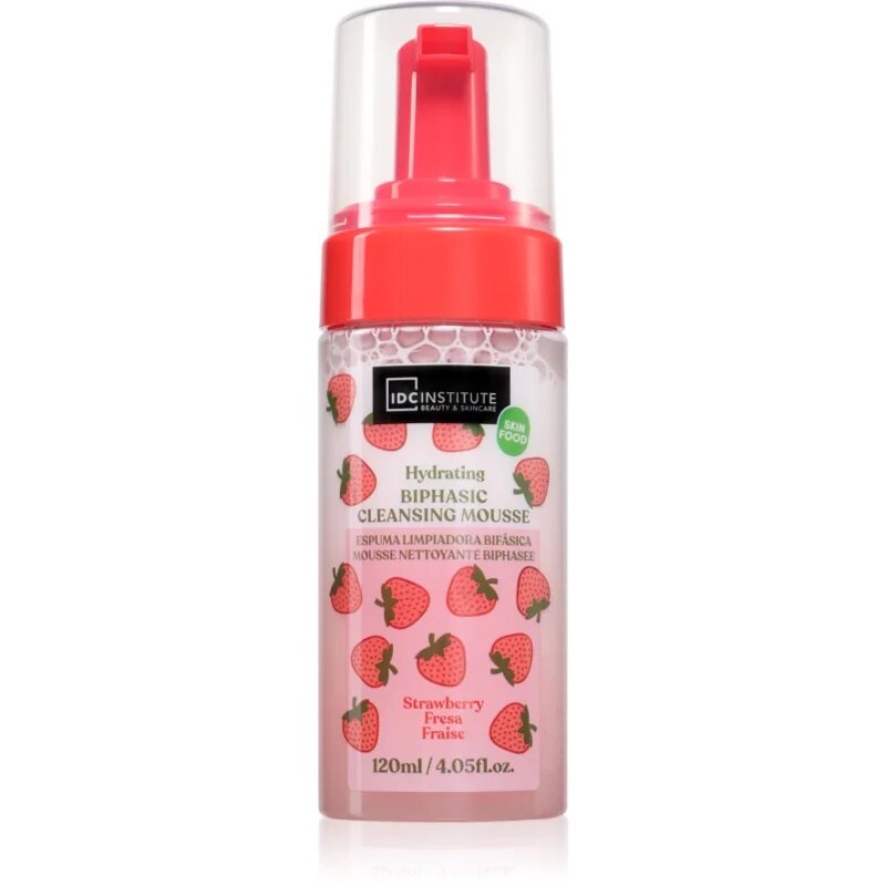 IDC INSTITUTE Strawberry čisticí pěna na obličej 120 ml