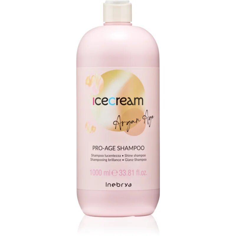 Inebrya Argan-Age Pro-Age Shampoo arganový šampon pro lesk 1000 ml