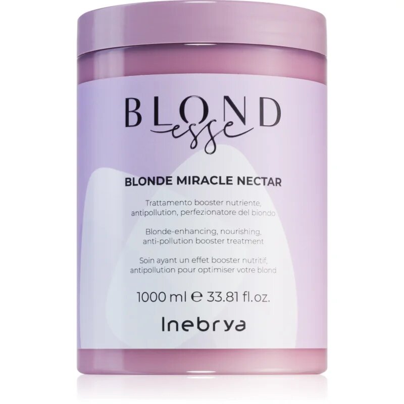 Inebrya BLONDesse Blonde Miracle Nectar hloubkově vyživující kúra pro blond vlasy 1000 ml