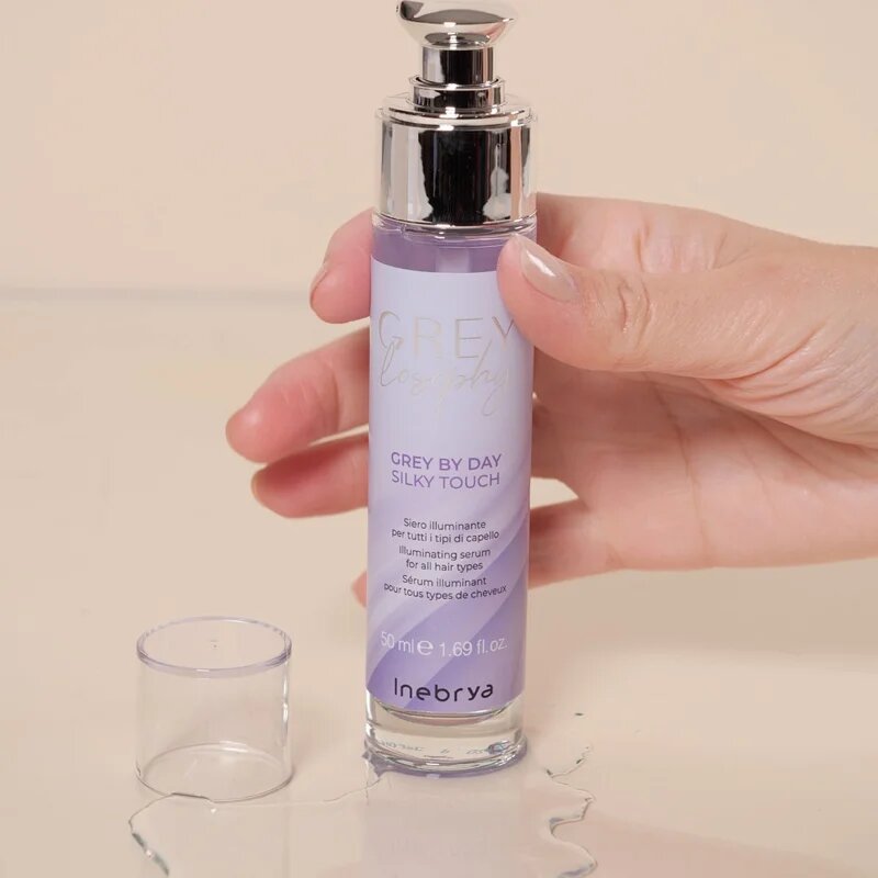 Inebrya Greylosophy Silky Touch Serum rozjasňující sérum pro šedivé vlasy 50 ml