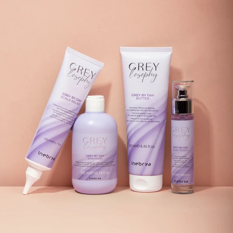 Inebrya Greylosophy Silky Touch Serum rozjasňující sérum pro šedivé vlasy 50 ml