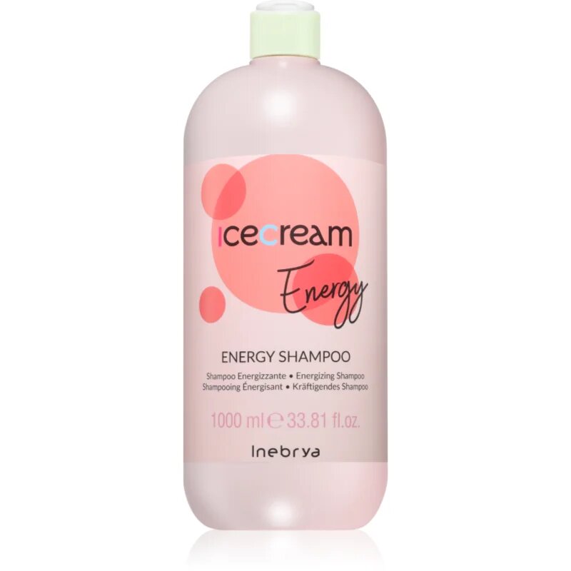 Inebrya Ice Cream Energy Shampoo šampon proti vypadávání vlasů 1000 ml