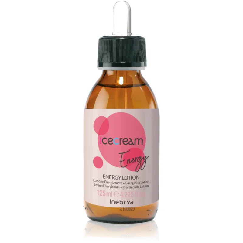 Inebrya Ice Cream Frequent Energy Lotion regenerační a posilující kúra pro slabé namáhané vlasy 125 ml