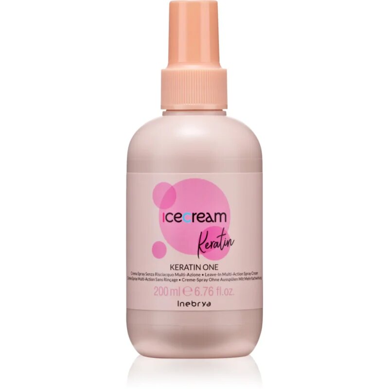 Inebrya Keratin One Multiaction bezoplachová kúra na vlasy s keratinem 200 ml