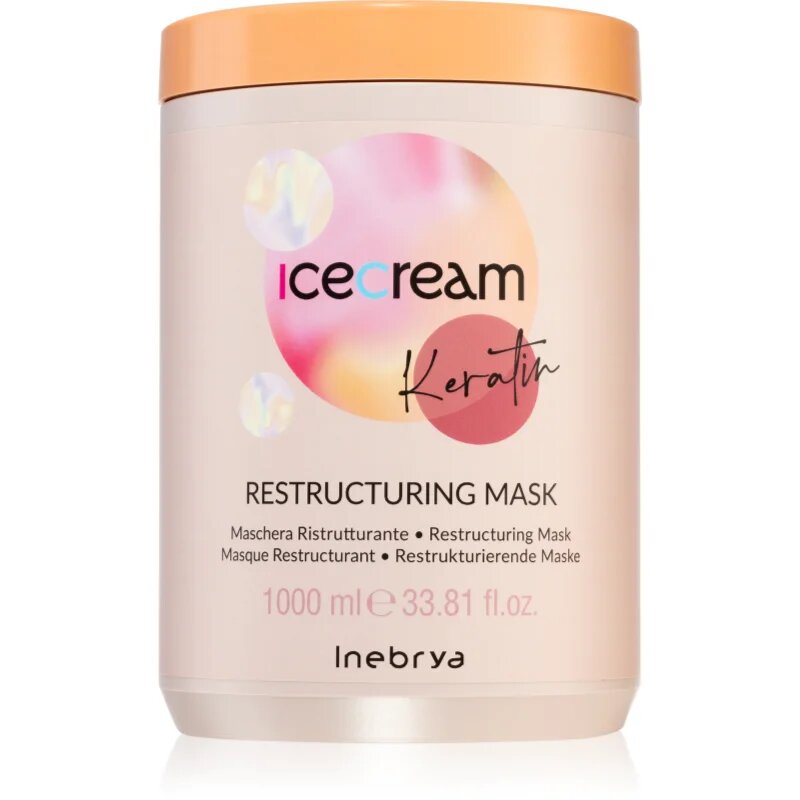 Inebrya Keratin Restructuring Mask revitalizační maska s keratinem 1000 ml