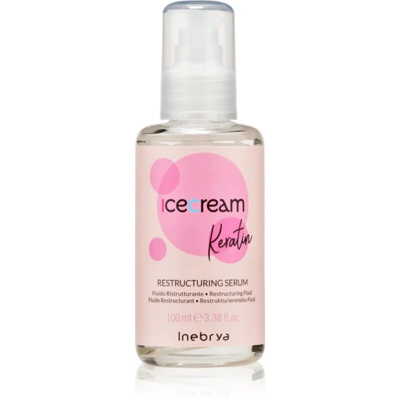 Inebrya Keratin Restructuring Serum regenerační sérum na vlasy s keratinem 100 ml